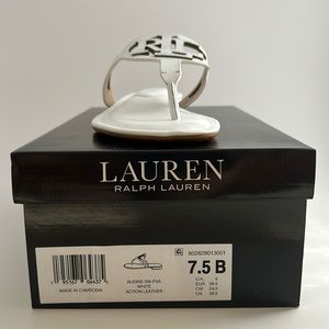 White Sandals- Lauren Ralph Lauren